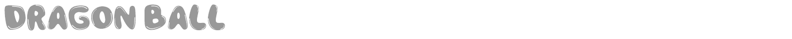 Dragon Ball font preview